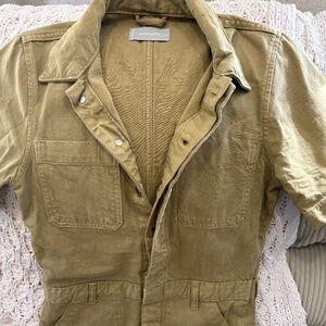 EVERLANE The Supersoft Jean Coverall fennel size 0